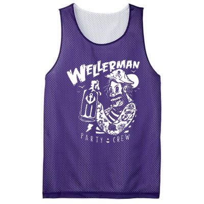 Wellerman Song Sea Shanty Party Crew Sailor Mesh Reversible Basketball Jersey Tank