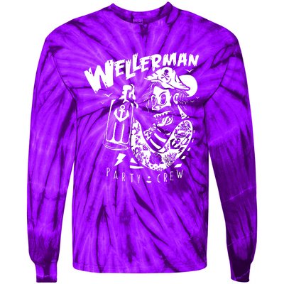 Wellerman Song Sea Shanty Party Crew Sailor Tie-Dye Long Sleeve Shirt