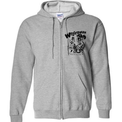 Wellerman Song Sea Shanty Party Crew Sailor Full Zip Hoodie