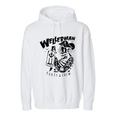 Wellerman Song Sea Shanty Party Crew Sailor Garment-Dyed Fleece Hoodie