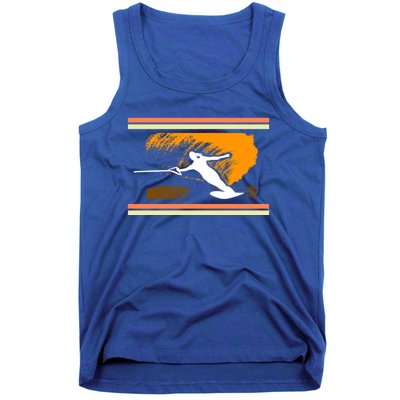 Water Skiing Ski Lover Retro Extreme Sports Beach Athletes Gift Tank Top