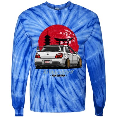 Wrx Sti Subie Cars Impreza Jdm Sport Tie-Dye Long Sleeve Shirt