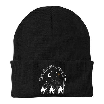 Wise Still Seek Him Christian Christmas Jesus Design Beanie