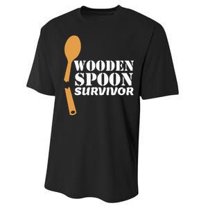 Wooden Spoon Survivor Italian Filipino Pride Performance Sprint T-Shirt