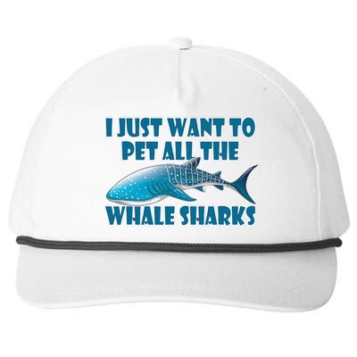 Whale Shark Sea Animals Gift Snapback Five-Panel Rope Hat