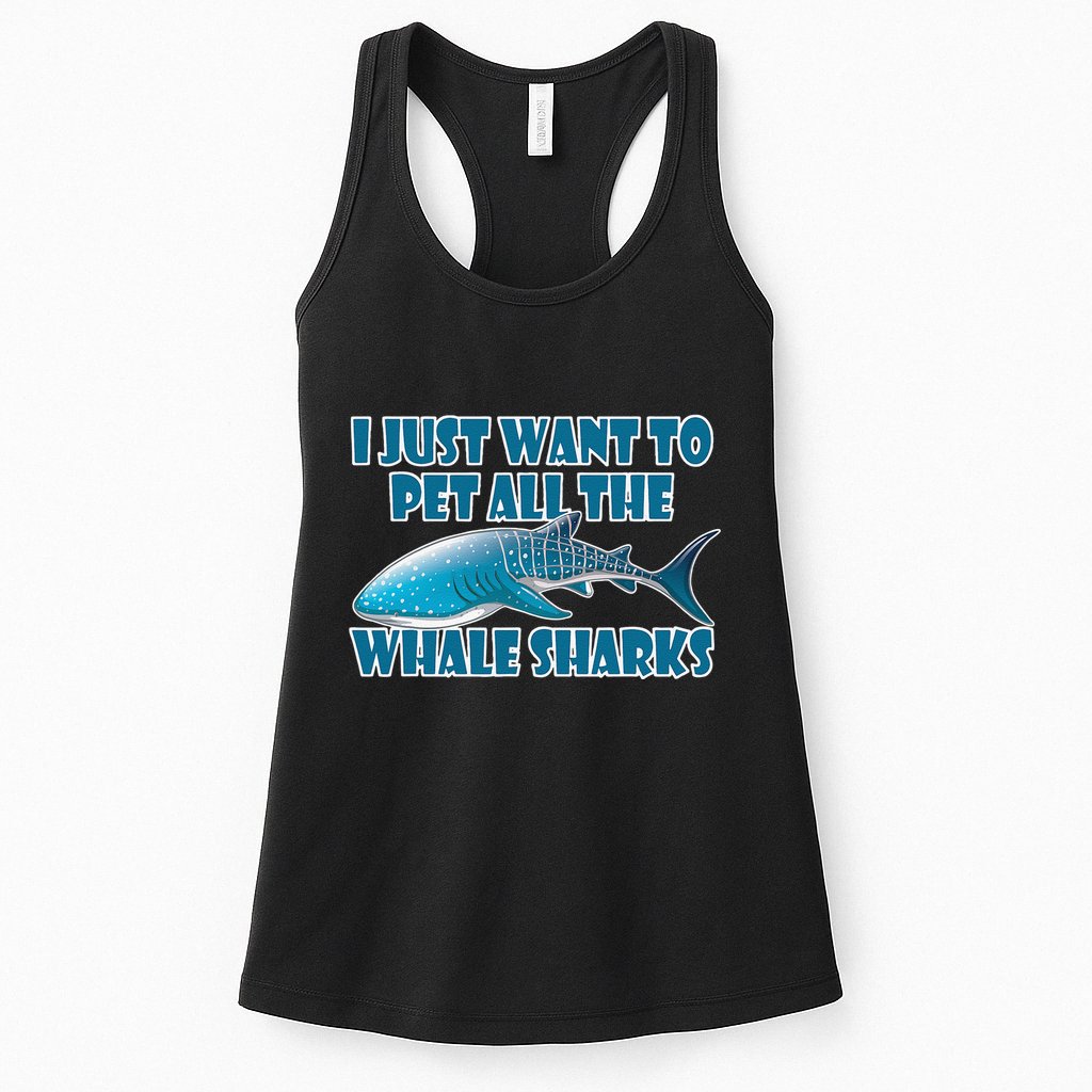 Whale Shark Sea Animals Gift Womens Tank Top