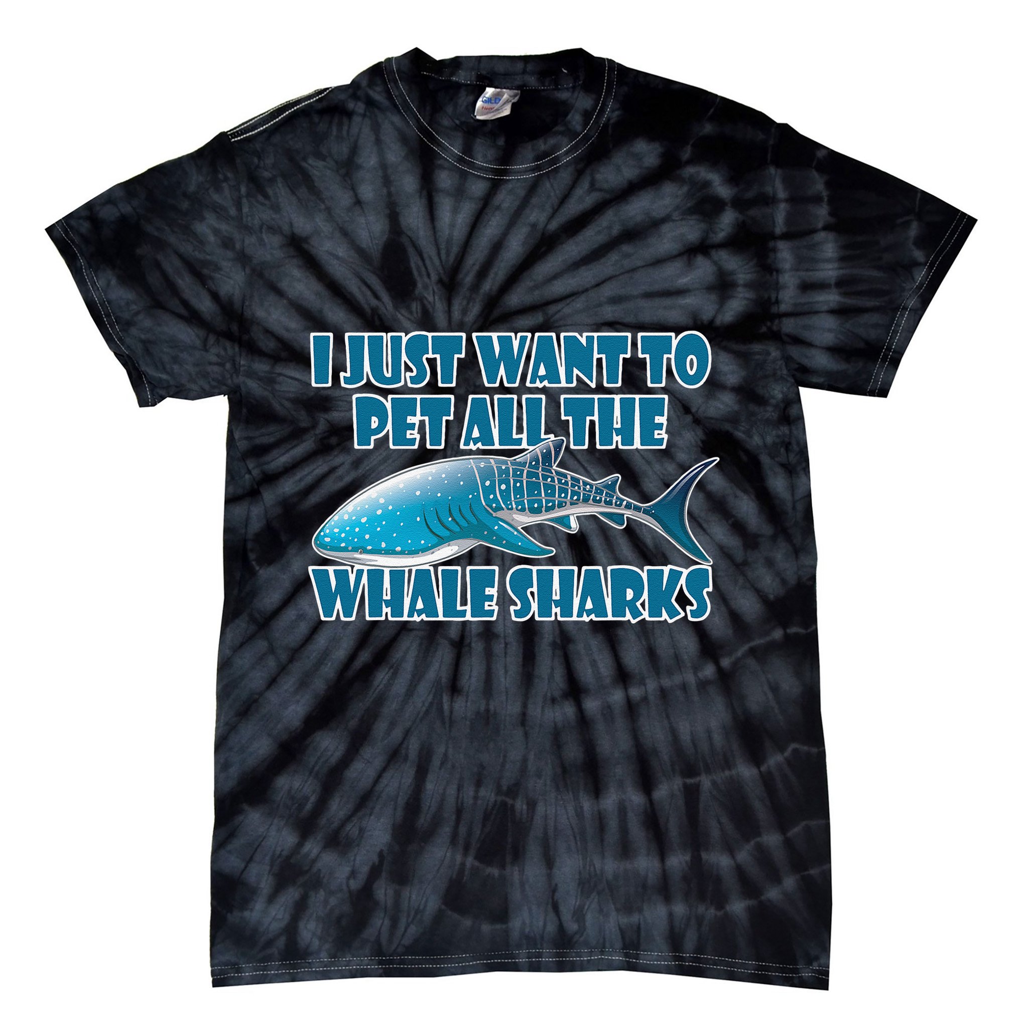 Whale Shark Sea Animals Gift Tie-Dye T-Shirt