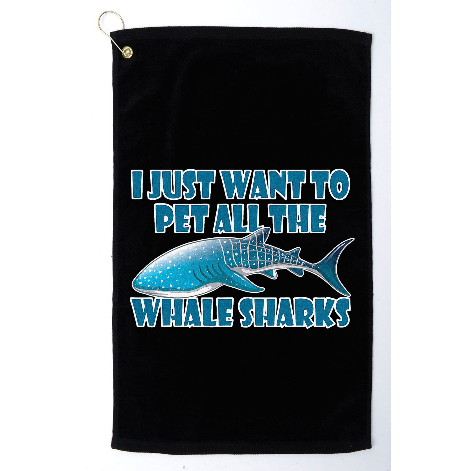 Whale Shark Sea Animals Gift Golf Towel
