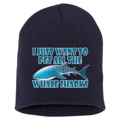 Whale Shark Sea Animals Gift Short Acrylic Beanie