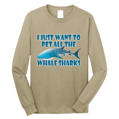 Whale Shark Sea Animals Gift Long Sleeve Shirt