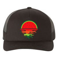 Watermelon Summer Sunset Water Fruit Sunset Watermelon Yupoong Adult 5-Panel Trucker Hat