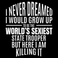 WorldS Sexiest State Trooper Gift Idea 16 in Basic Backpack