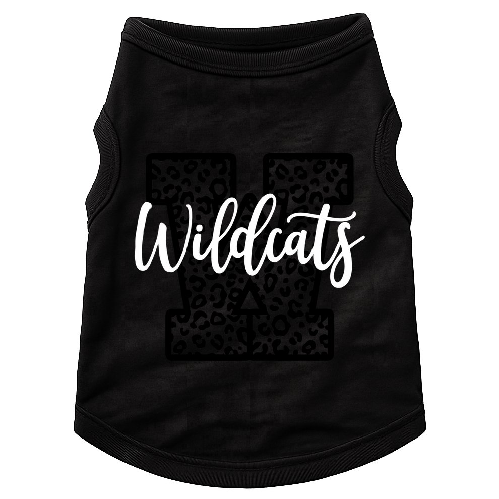 Wildcats School Spirit Mascot Leopard Cheer Fan Game Day Funny Gift Doggie Tank