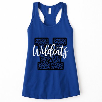 Wildcats School Spirit Mascot Leopard Cheer Fan Game Day Funny Gift Womens Tank Top