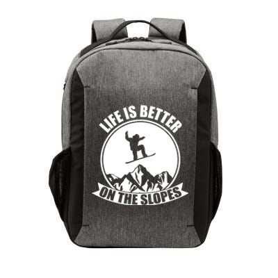 Winter Sport Snowboarding Life Is Better On The Slopes Gift Vector Backpack