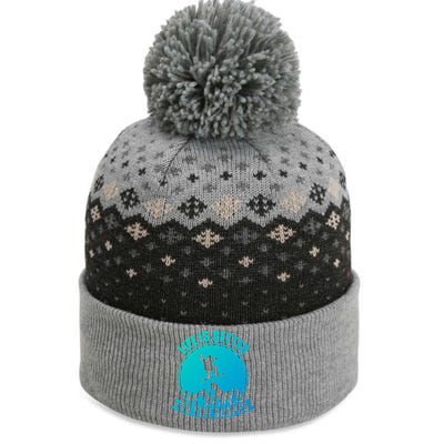 Winter Sport Snowboarding Life Is Better On The Slopes Gift The Baniff Cuffed Pom Beanie