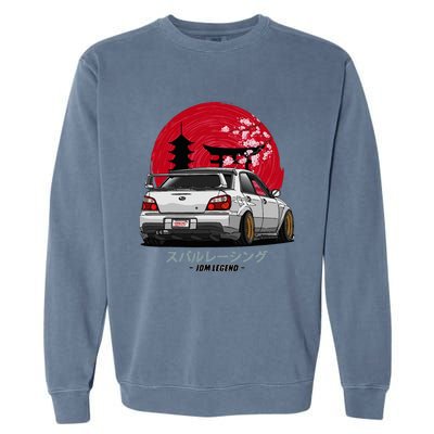 Wrx Sti Subie Cars Impreza Jdm Sport Garment-Dyed Sweatshirt