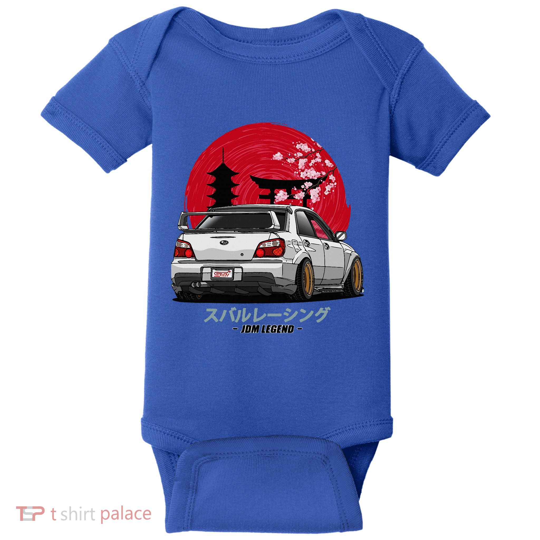 Wrx Sti Subie Cars Impreza Jdm Sport Baby Bodysuit