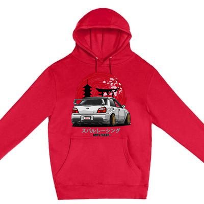 Wrx Sti Subie Cars Impreza Jdm Sport Premium Pullover Hoodie