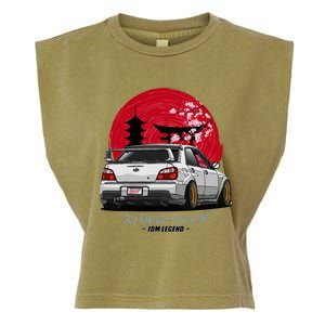 Wrx Sti Subie Cars Impreza Jdm Sport Garment-Dyed Women's Muscle Tee