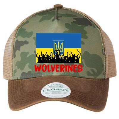 Wolverines Soldier Support Peace Stand Up Legacy Tie Dye Trucker Hat