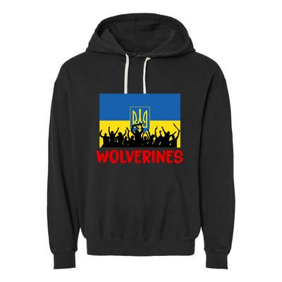 Wolverines Soldier Support Peace Stand Up Garment-Dyed Fleece Hoodie