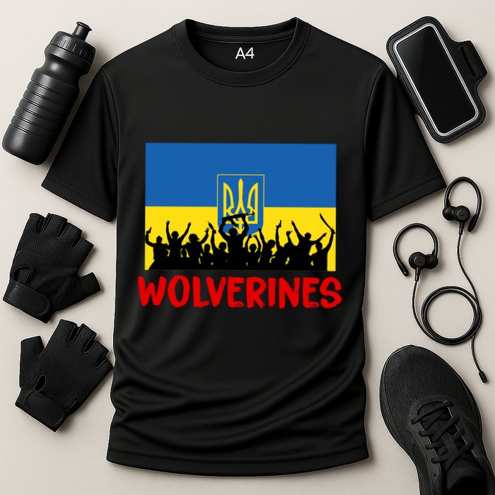 Wolverines Soldier Support Peace Stand Up Performance Shirt