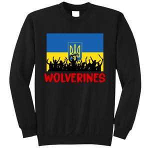 Wolverines Soldier Support Peace Stand Up Sweatshirt