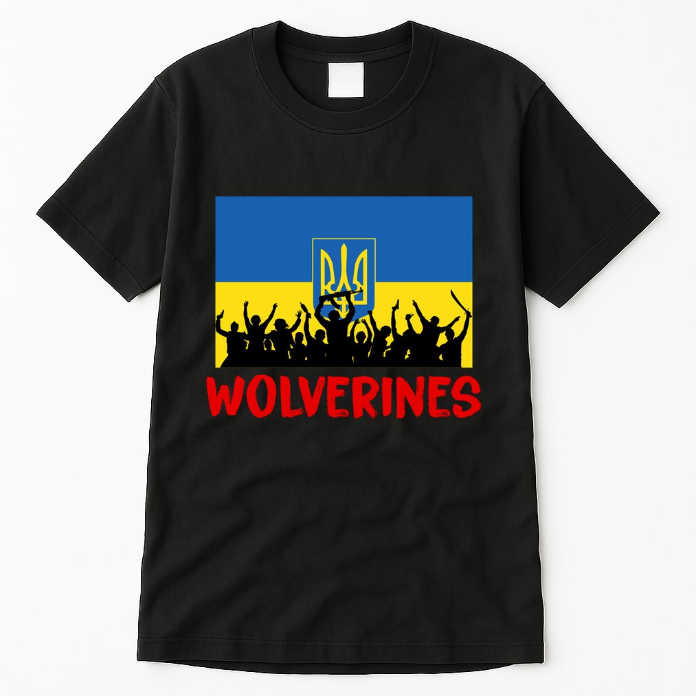 Wolverines Soldier Support Peace Stand Up Tall T-Shirt