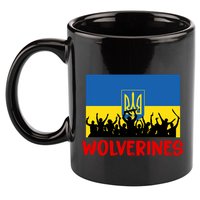 Wolverines Soldier Support Peace Stand Up 11oz C Handle Ceramic Mug