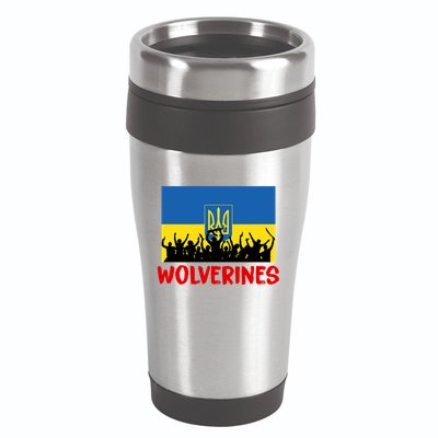 Wolverines Soldier Support Peace Stand Up 16oz Travel Tumbler