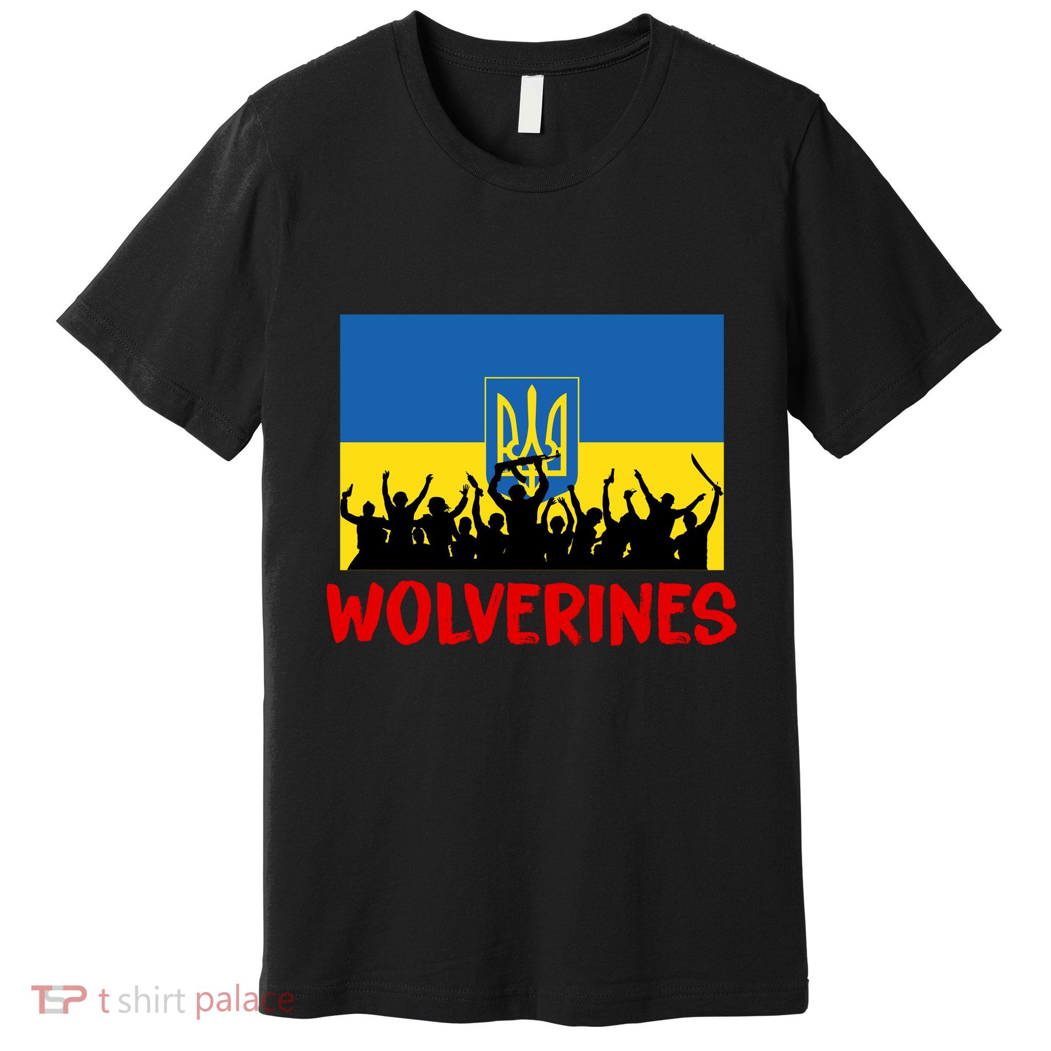 Wolverines Soldier Support Peace Stand Up Premium T-Shirt