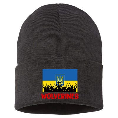 Wolverines Soldier Support Peace Stand Up Sustainable Knit Beanie