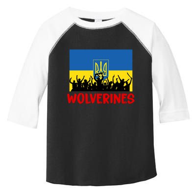 Wolverines Soldier Support Peace Stand Up Toddler Fine Jersey T-Shirt