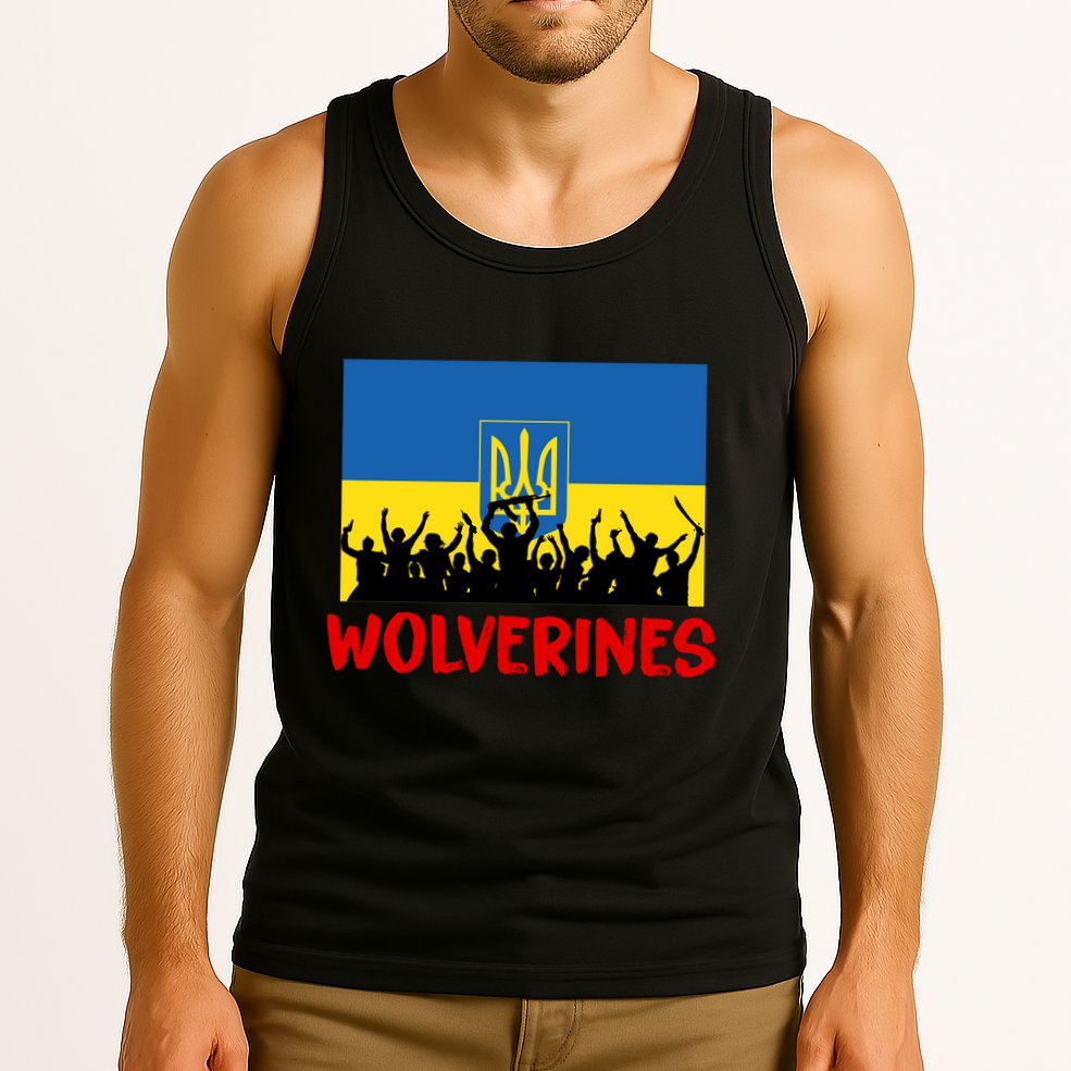 Wolverines Soldier Support Peace Stand Up Tank Top