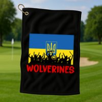Wolverines Soldier Support Peace Stand Up Golf Towel