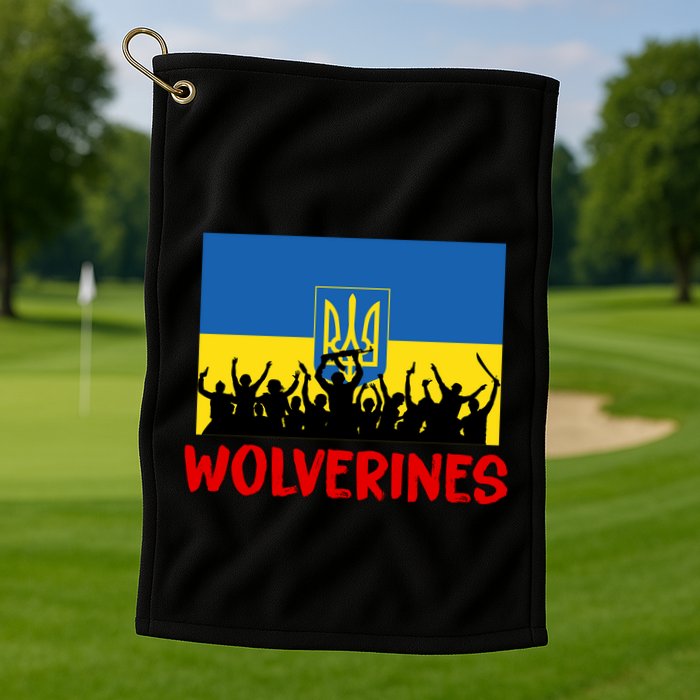 Wolverines Soldier Support Peace Stand Up Golf Towel