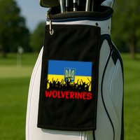 Wolverines Soldier Support Peace Stand Up Golf Towel