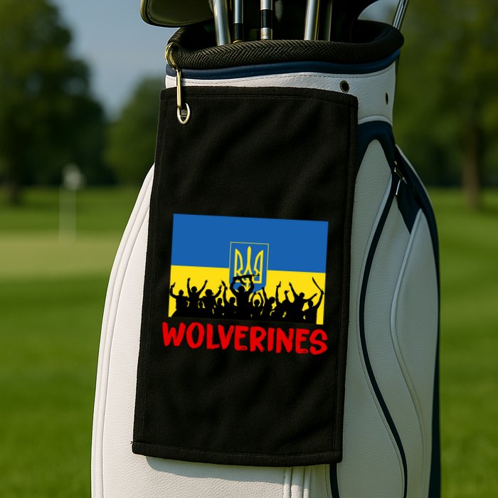 Wolverines Soldier Support Peace Stand Up Golf Towel