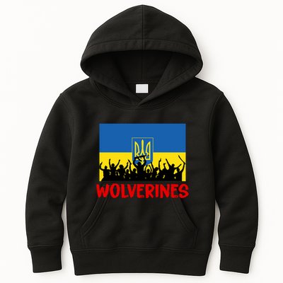 Wolverines Soldier Support Peace Stand Up Kids Hoodie