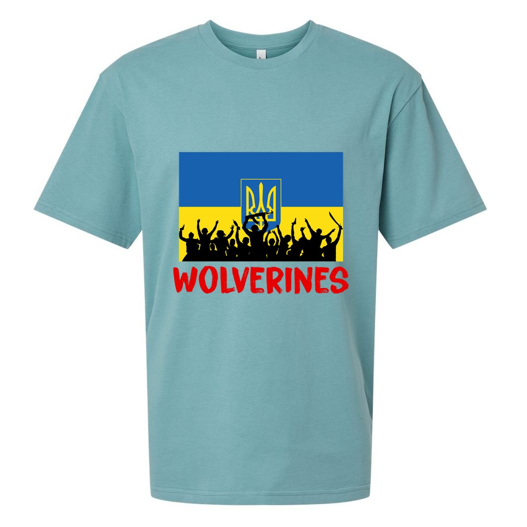 Wolverines Soldier Support Peace Stand Up Sueded Cloud Jersey T-Shirt