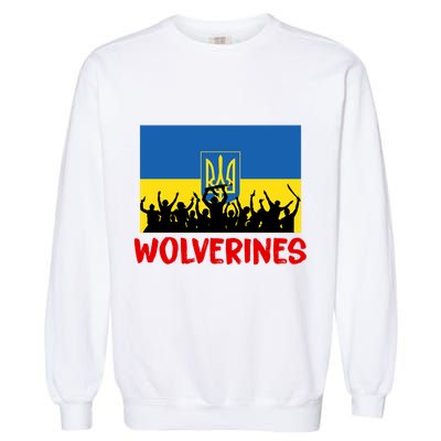 Wolverines Soldier Support Peace Stand Up Garment-Dyed Sweatshirt