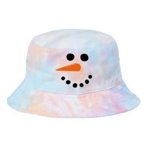 Winter Snowman Snow Face Tie Dye Newport Bucket Hat