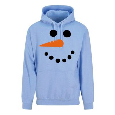 Winter Snowman Snow Face Unisex Surf Hoodie