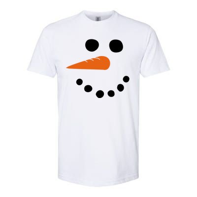 Winter Snowman Snow Face Softstyle® CVC T-Shirt