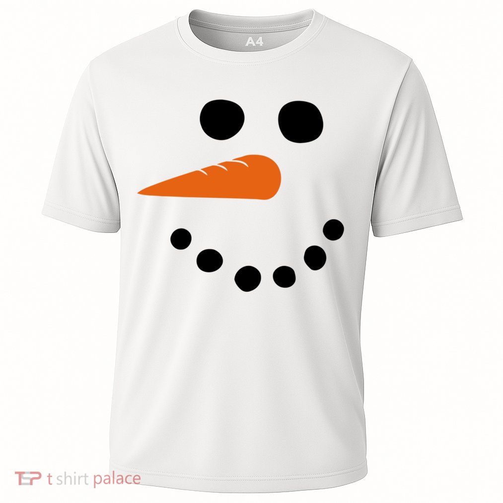 Winter Snowman Snow Face Performance Shirt