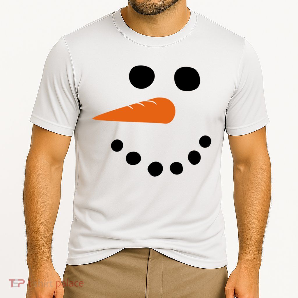 Winter Snowman Snow Face Performance Shirt
