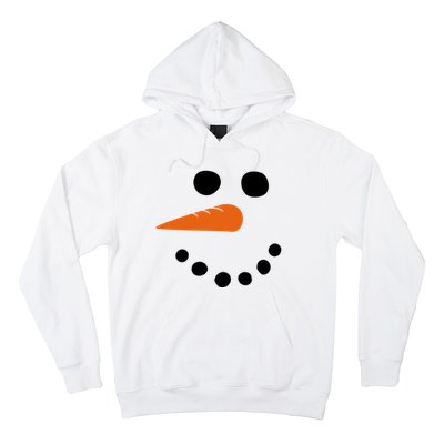 Winter Snowman Snow Face Hoodie