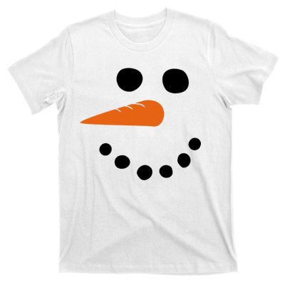 Winter Snowman Snow Face T-Shirt