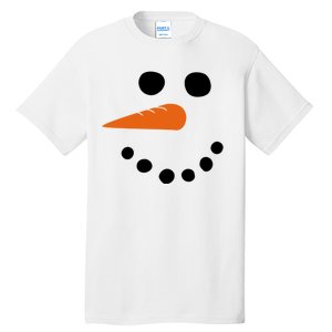 Winter Snowman Snow Face Tall T-Shirt